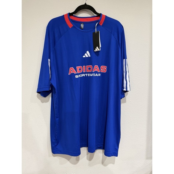 adidas Other - Adidas Tiro Short Sleeve Jersey Mens 2XL‎ Royal Blue Lightweight Breathable